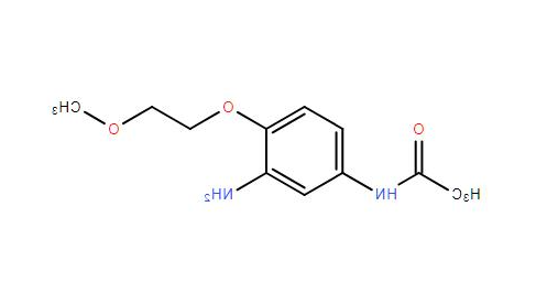 3-氨基-4-甲氧乙氧基乙酰替苯胺，90%